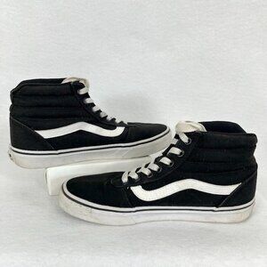 Vans Off The Wall Sneakers Black White High Top Old School Skate Shoes 7.5